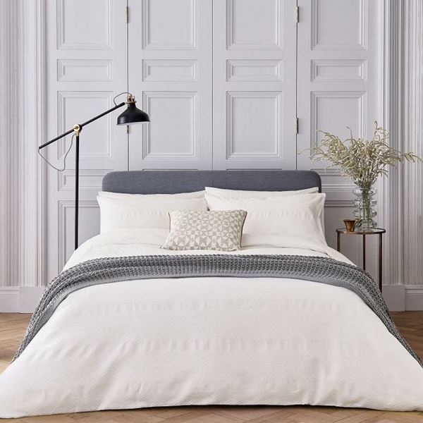 Kenza Bedding - Chalk